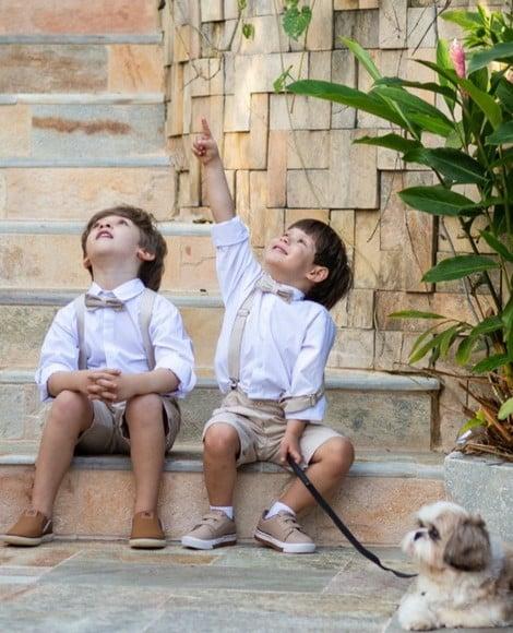 Conjunto com Bermuda para Pajem