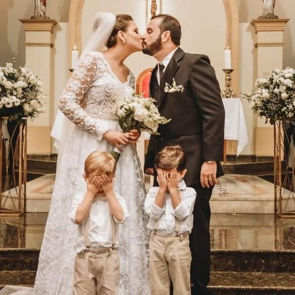 Roupa Bermuda para Pajen de Casamento Bege