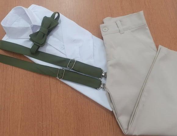 Roupa Pajem Verde Oliva