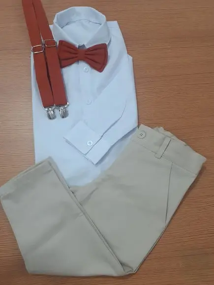 Roupa de Pajem com Gravata Terracota