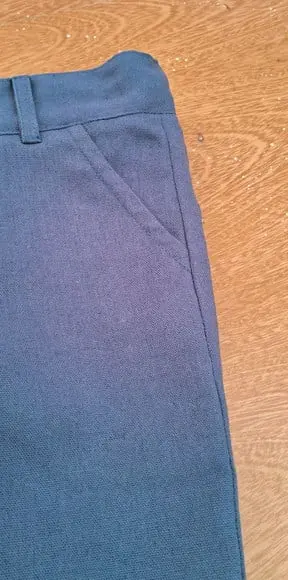 Roupa Pajem Colete Azul Carbono