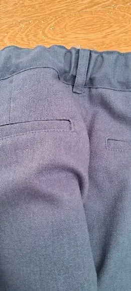 Roupa Pajem Colete Azul Carbono