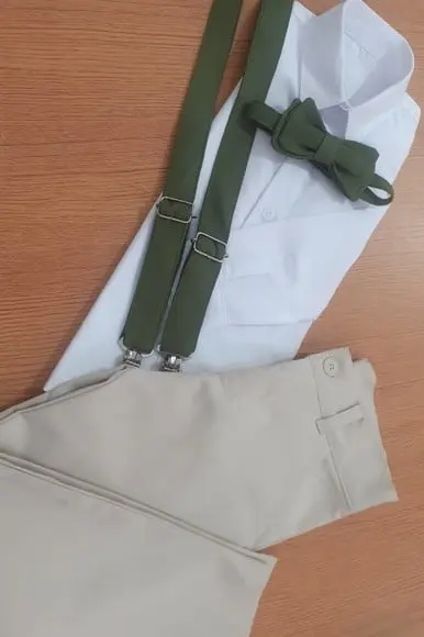 Roupa Pajem Verde Oliva