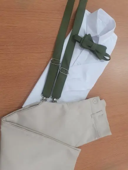 Roupa Pajem Verde Oliva