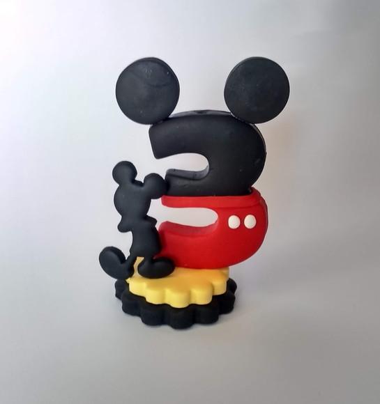 Vela em Biscuit Personalizada Mickey