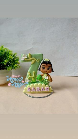 Vela em Biscuit - Tiana