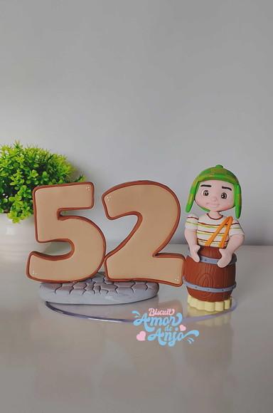 Topo de Bolo em Biscuit Chaves Personalizado