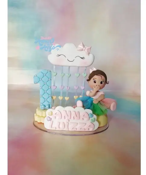 Mini Topo Chuva de Amor