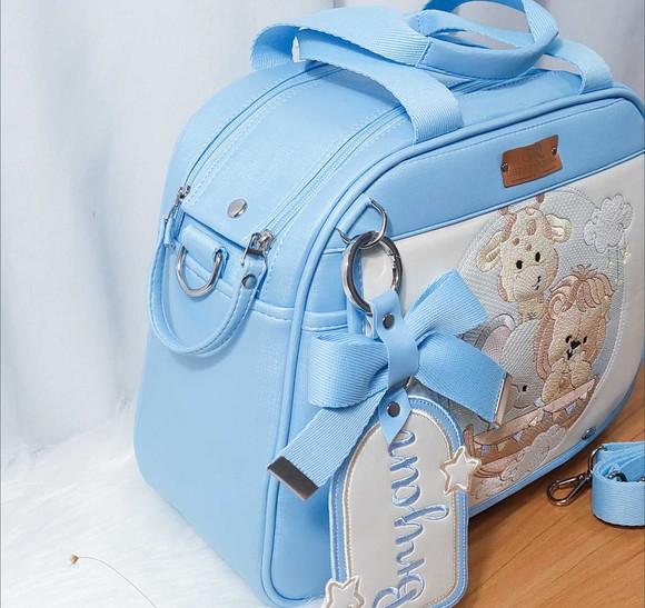 Bolsa Maternidade m Personalizada para Enxoval do Bebê