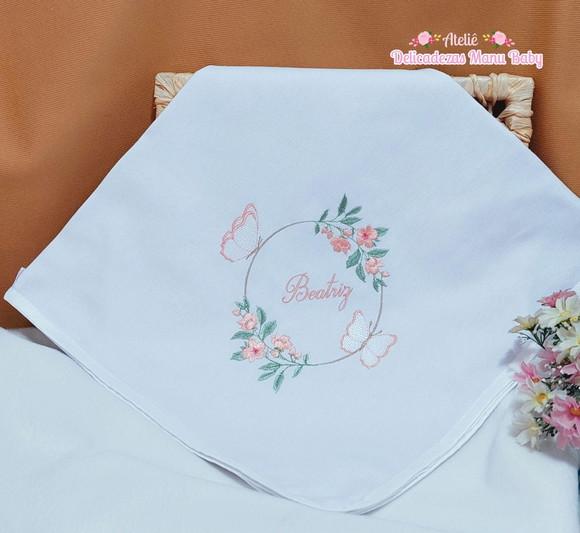 Cueiro Flanelado Floral