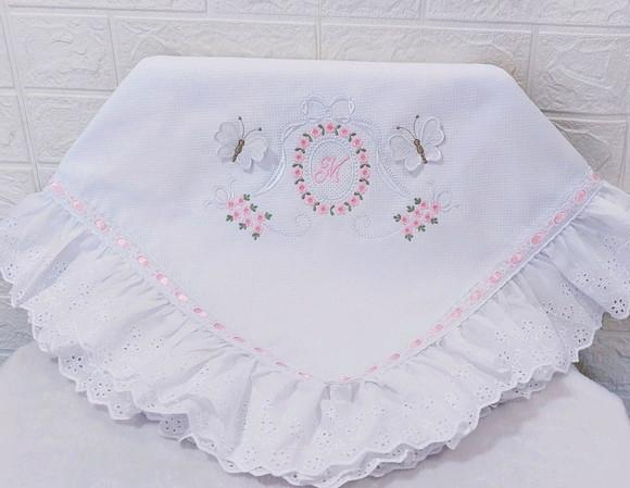 Enxoval Bebê Luxo Floral Delicado