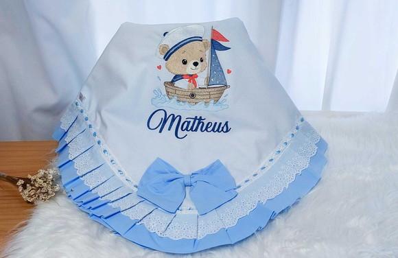 Enxoval Bebê Luxo Linha Premium Urso Marinheiro