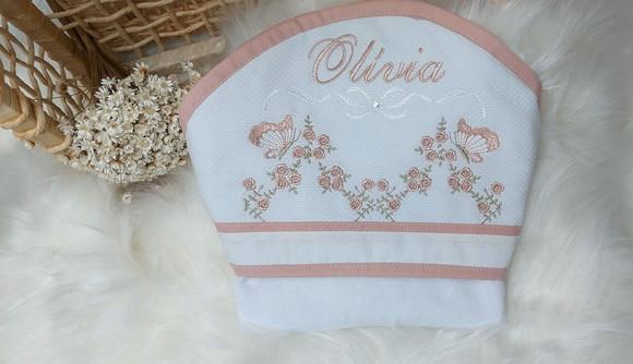 Enxoval Personalizado Floral Rosé Luxo Delicado