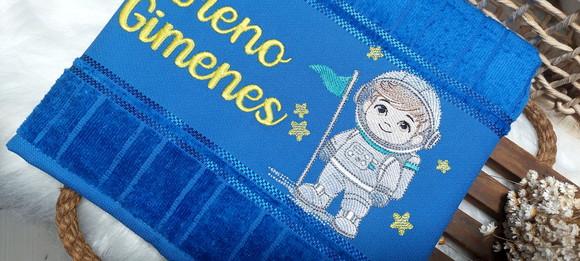 Kit 3 Toalhas de Lavabo Escolar Boca Personalizada
