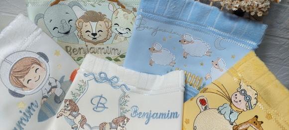 Kit 5 Toalhinhas Escolar Boca Personalizada