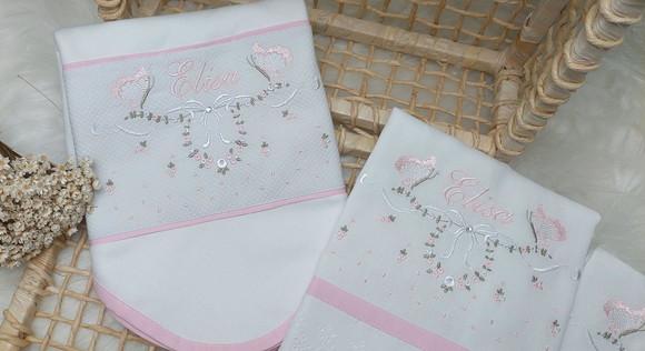Kit Enxoval Personalizado Bebê Luxo
