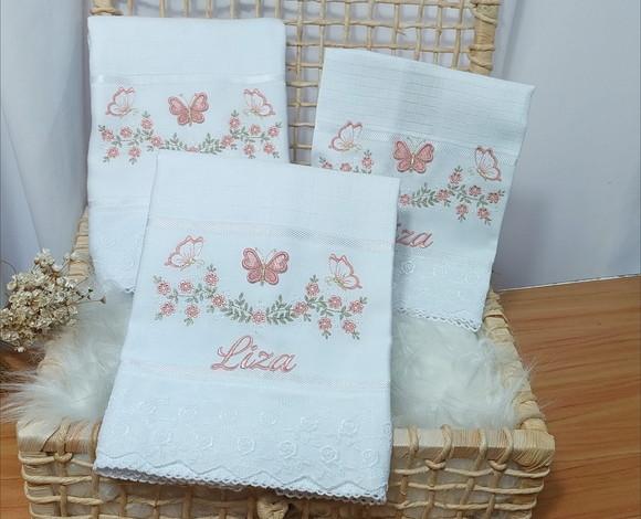 Kit Fraldas com Renda Voil Macias e Delicadas
