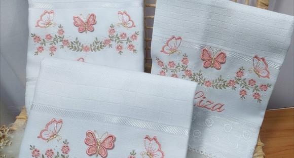 Kit Fraldas com Renda Voil Macias e Delicadas