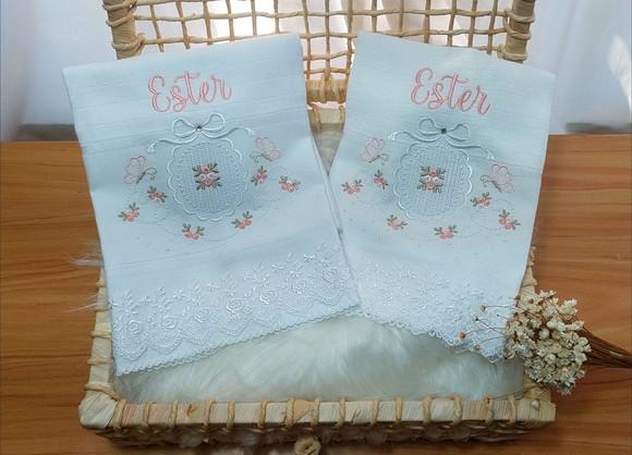 Kit Fraldas com Renda Voil Macias e Delicadas Linha Premium
