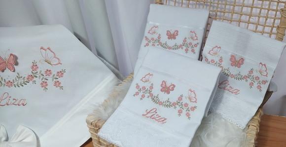 Kit Fraldas com Renda Voil Macias e Delicadas