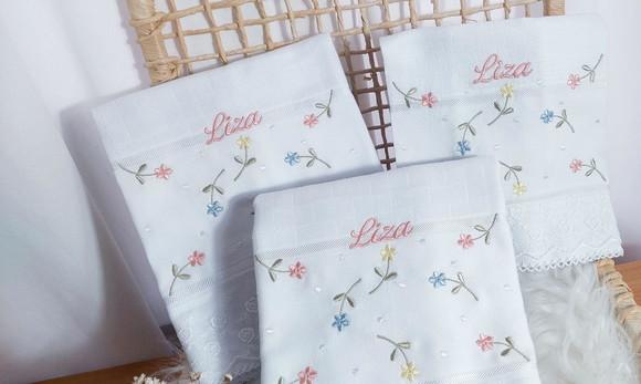 Kit Fraldas com Renda Voil Macias e Delicadas Linha Premium