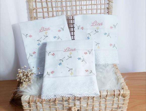 Kit Fraldas com Renda Voil Macias e Delicadas Linha Premium