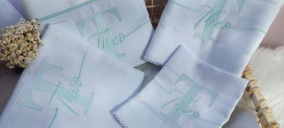 Kit Fraldas e Cueiro Linha Premium Luxo