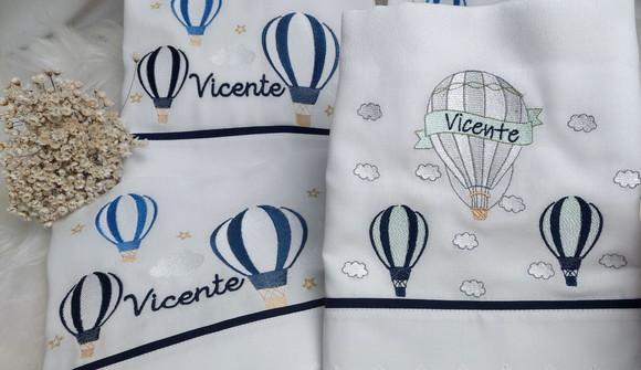 Kit Fraldas Personalizadas Balão Luxo