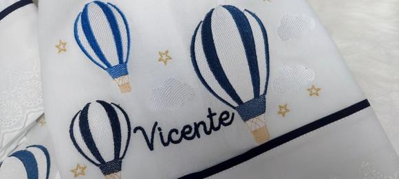 Kit Fraldas Personalizadas Balão Luxo