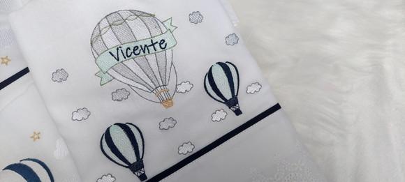 Kit Fraldas Personalizadas Balão Luxo