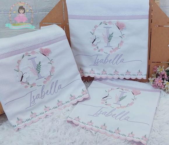 Kit Fraldas Personalizadas Barra Recortada Linha Premium