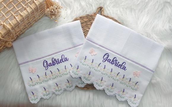 Kit Fraldas Personalizadas Barra Recortada Linha Premium