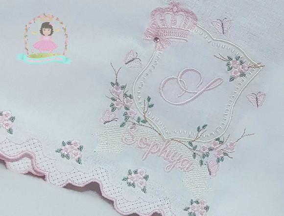 Kit Fraldas Personalizadas Barra Recortada Menina Boneca