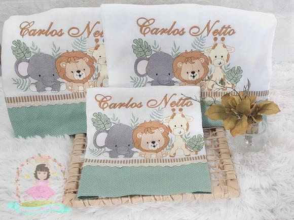 Kit Fraldas Personalizadas Safari