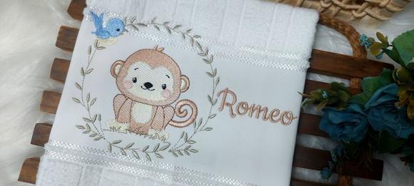 Toalha de Lavabo Boca Safari Personalizada