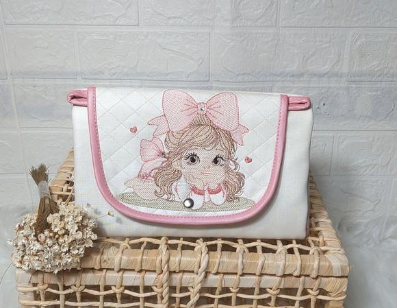 Trocador Personalizado Luxo Menina Boneca