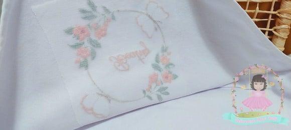 Cueiro Flanelado Floral