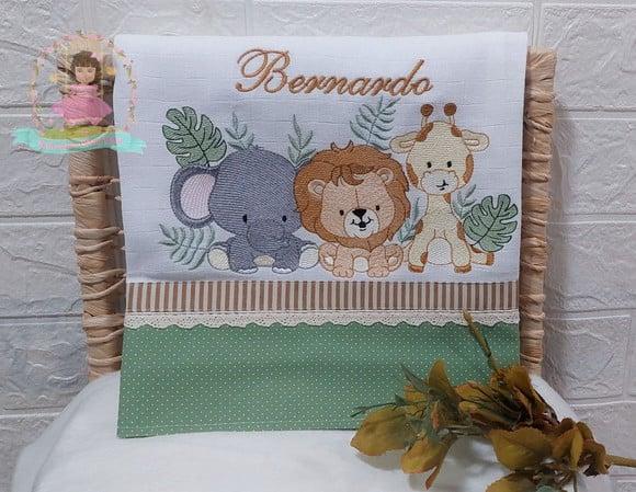 Kit 3 Fraldas Safari Premium Luxo