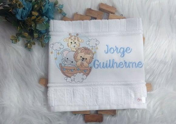 Kit 5 Toalhinhas Escolar Boca Personalizada