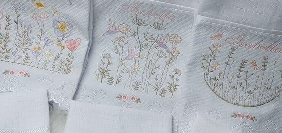 Kit Fraldas Bebê Barra Recortada e Linha Premium Floral
