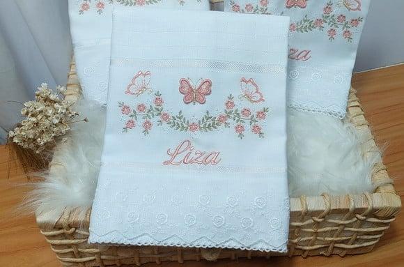 Kit Fraldas com Renda Voil Macias e Delicadas