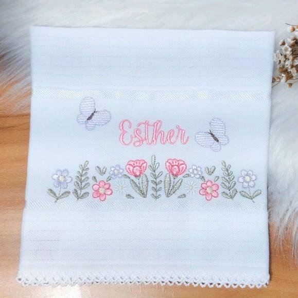 Kit Fraldas Floral Bebê Barra Recortada e Dia a Dia Premium