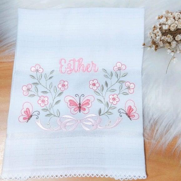 Kit Fraldas Floral Bebê Barra Recortada e Dia a Dia Premium