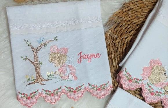 Kit Fraldas Personalizadas Barra Recortada Linha Premium