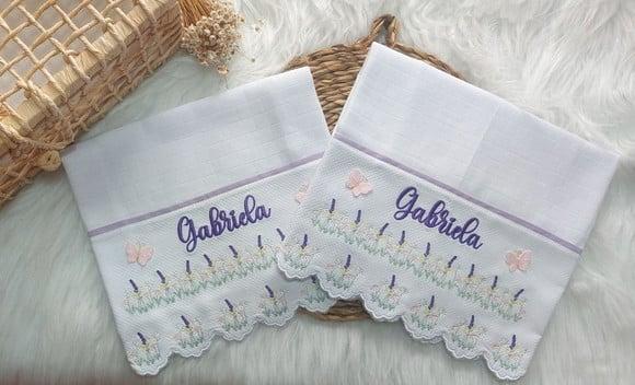 Kit Fraldas Personalizadas Barra Recortada Linha Premium