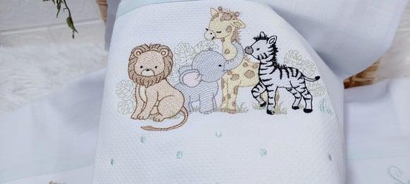 Kit Fraldas Personalizadas Barra Recortada Linha Premium