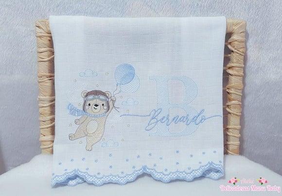 Kit Fraldas Personalizadas Barra Recortada Linha Premium