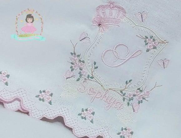 Kit Fraldas Personalizadas Barra Recortada Menina Boneca