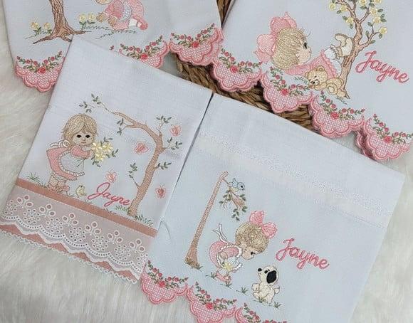 Kit Fraldas Personalizadas Barra Recortada Linha Premium