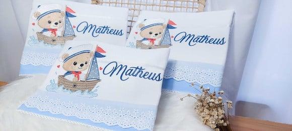 Kit Fraldas Personalizadas Luxo Linha Premium Urso